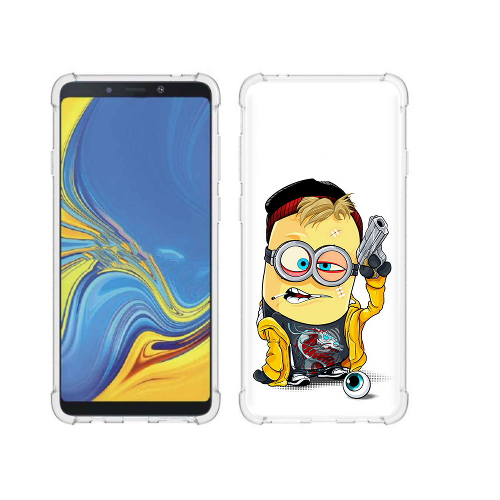 

Чехол MyPads Tocco для Samsung Galaxy A9 миньон бандит (PT118683.560.475), Прозрачный, Tocco