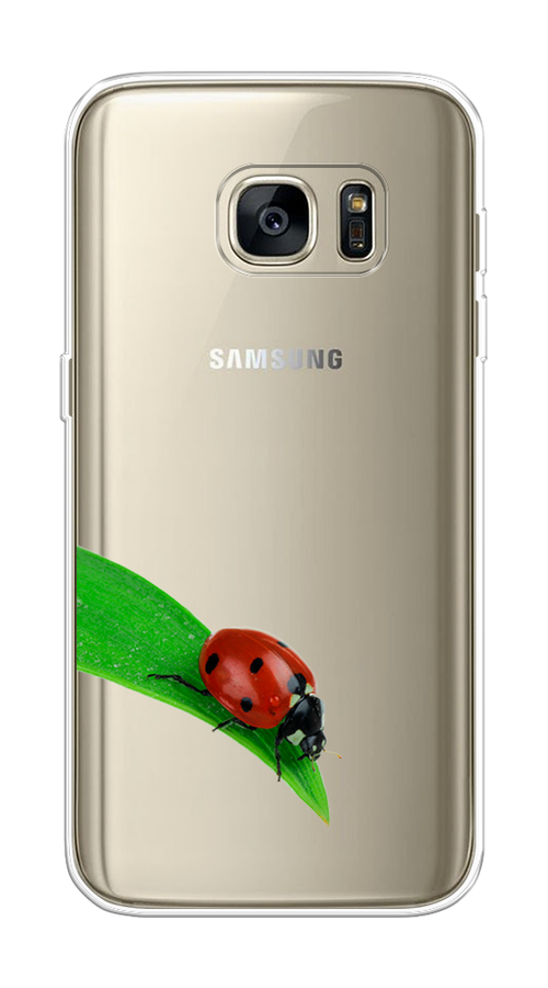 

Чехол Awog на Samsung Galaxy S7 "На счастье", Белый;красный;зеленый, 24550-1