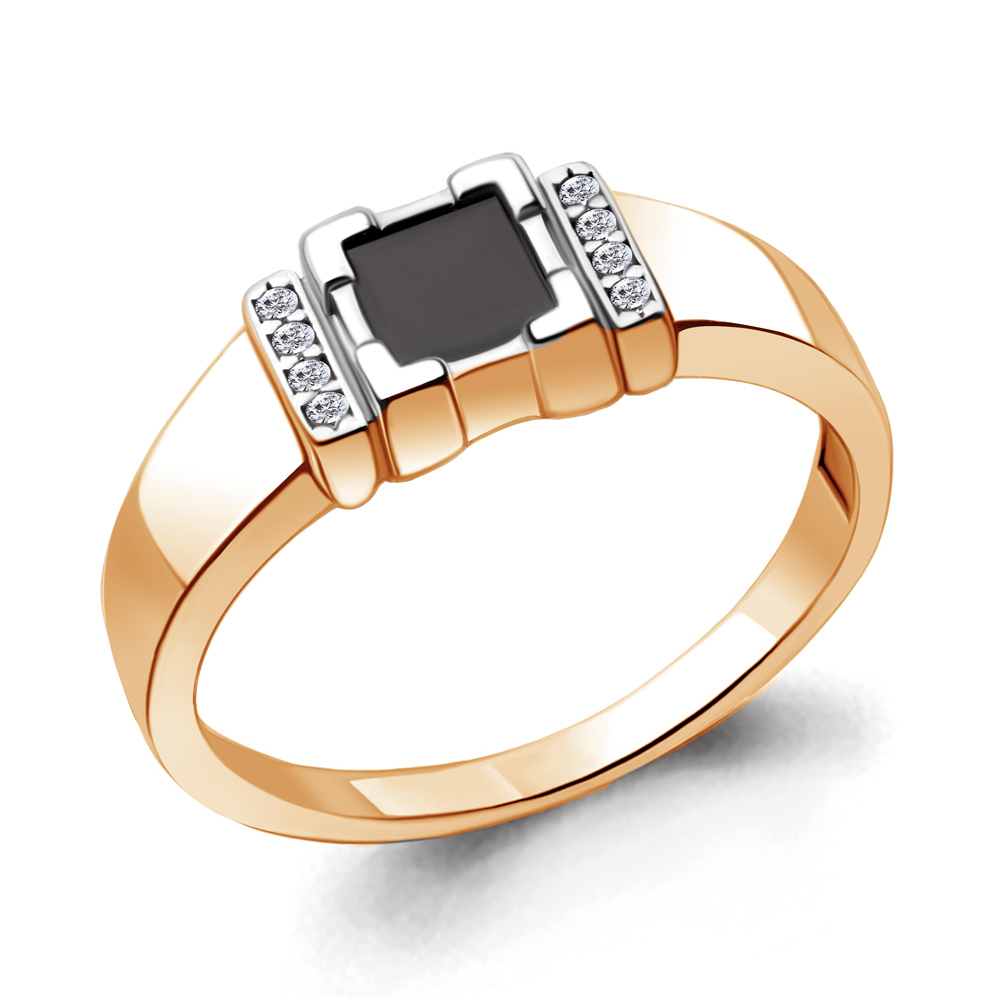 

Кольцо из серебра с фианитом Aquamarine Aquamarine 68738АЧ_925_з р. 21, 68738АЧ_925_з