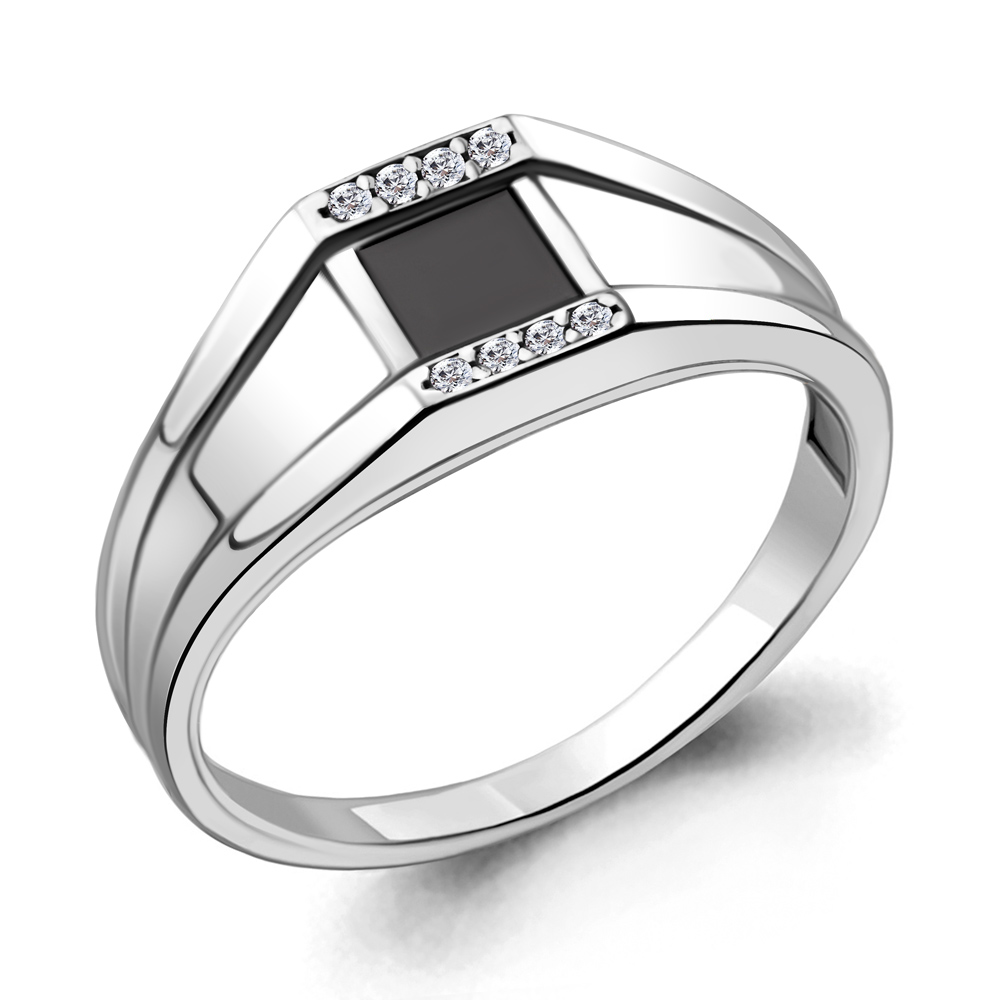 

Кольцо из серебра с фианитом р., Aquamarine 68736АЧ_925_р, 68736АЧ_925_р
