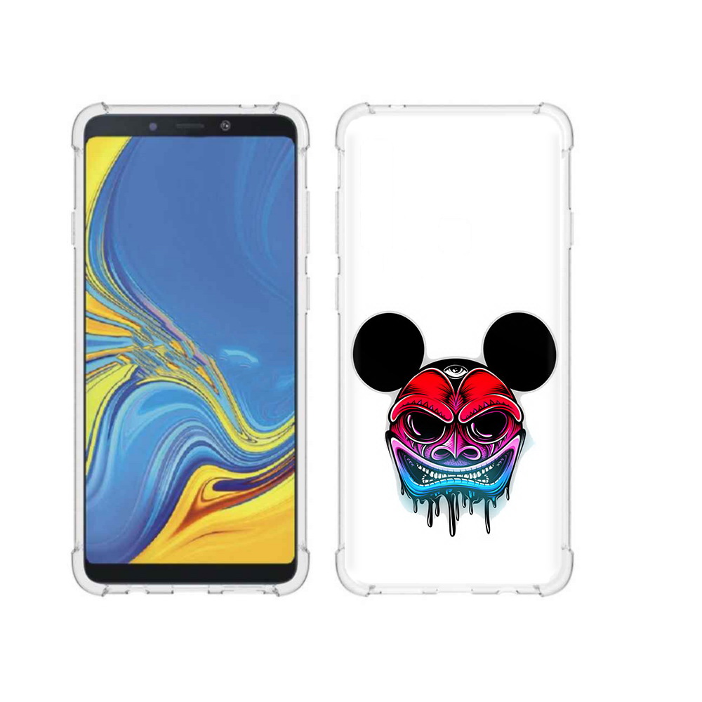 

Чехол MyPads Tocco для Samsung Galaxy A9 микки в маске (PT118683.560.473), Прозрачный, Tocco
