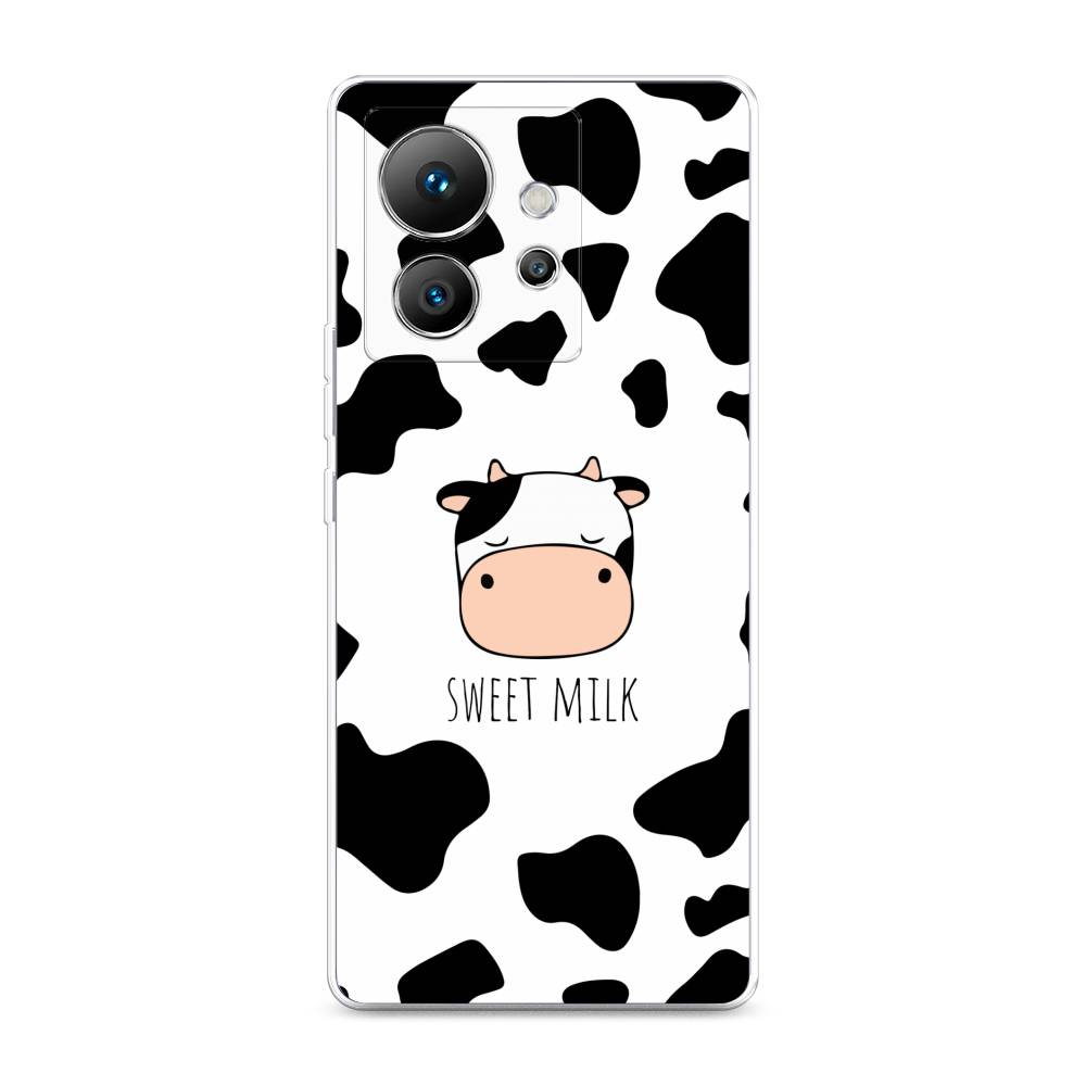 

Чехол на Infinix Zero Ultra 5G "Sweet milk", Розовый;белый;черный, 3102850-1