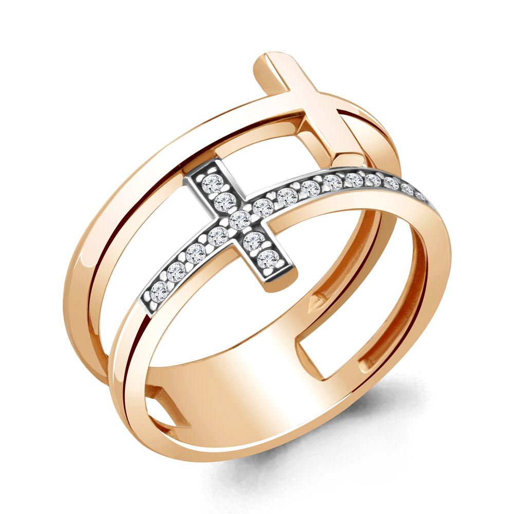 

Кольцо из серебра с фианитом Aquamarine Aquamarine 68735А_925_з р. 17,5, 68735А_925_з