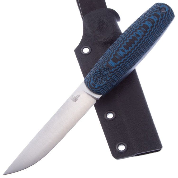 

Нож Owl Knife North SF, сталь CPR, линза, рукоять черно-синяя G-10