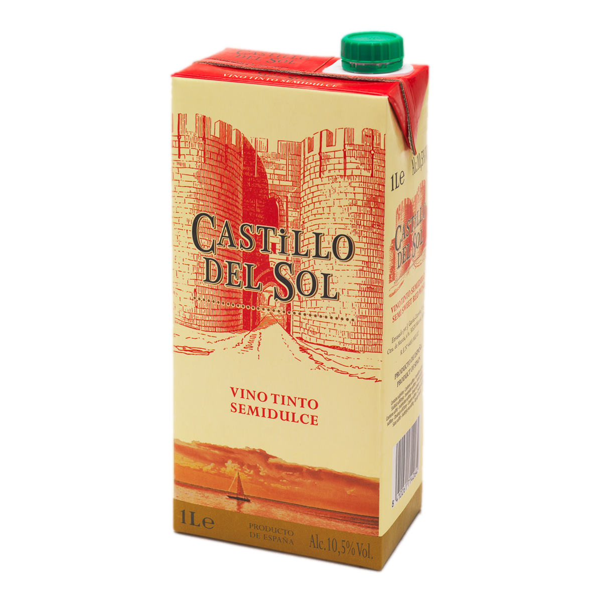 

Вино Castillo del Sol красное полусладкое 1 л
