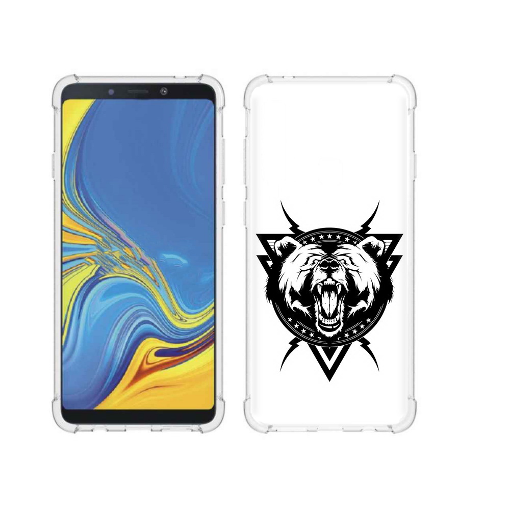 

Чехол MyPads Tocco для Samsung Galaxy A9 медведь в треугольнике (PT118683.560.464), Прозрачный, Tocco