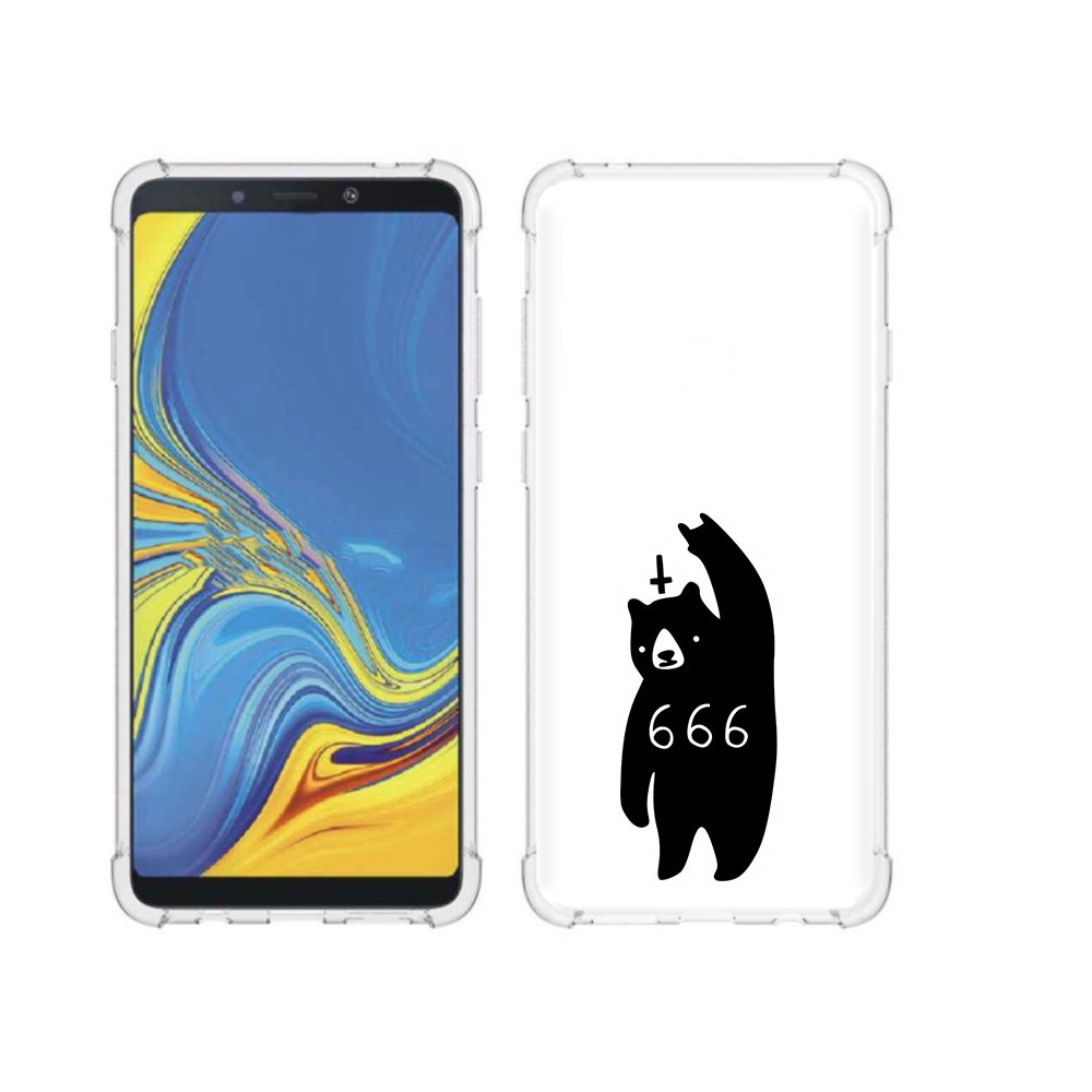 

Чехол MyPads Tocco для Samsung Galaxy A9 медведь 666 (PT118683.560.462), Прозрачный, Tocco