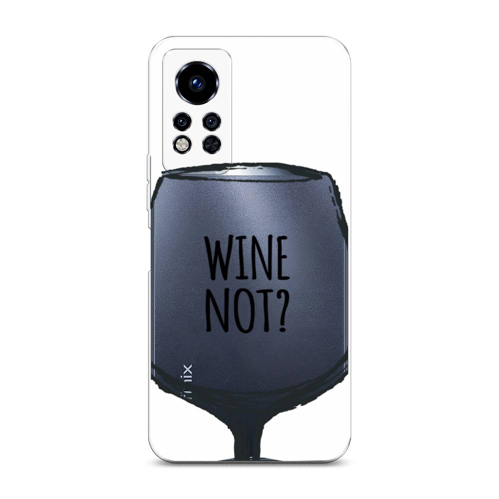 

Чехол на Infinix Note 12i 2022 "Wine not white", Белый, 3102750-6