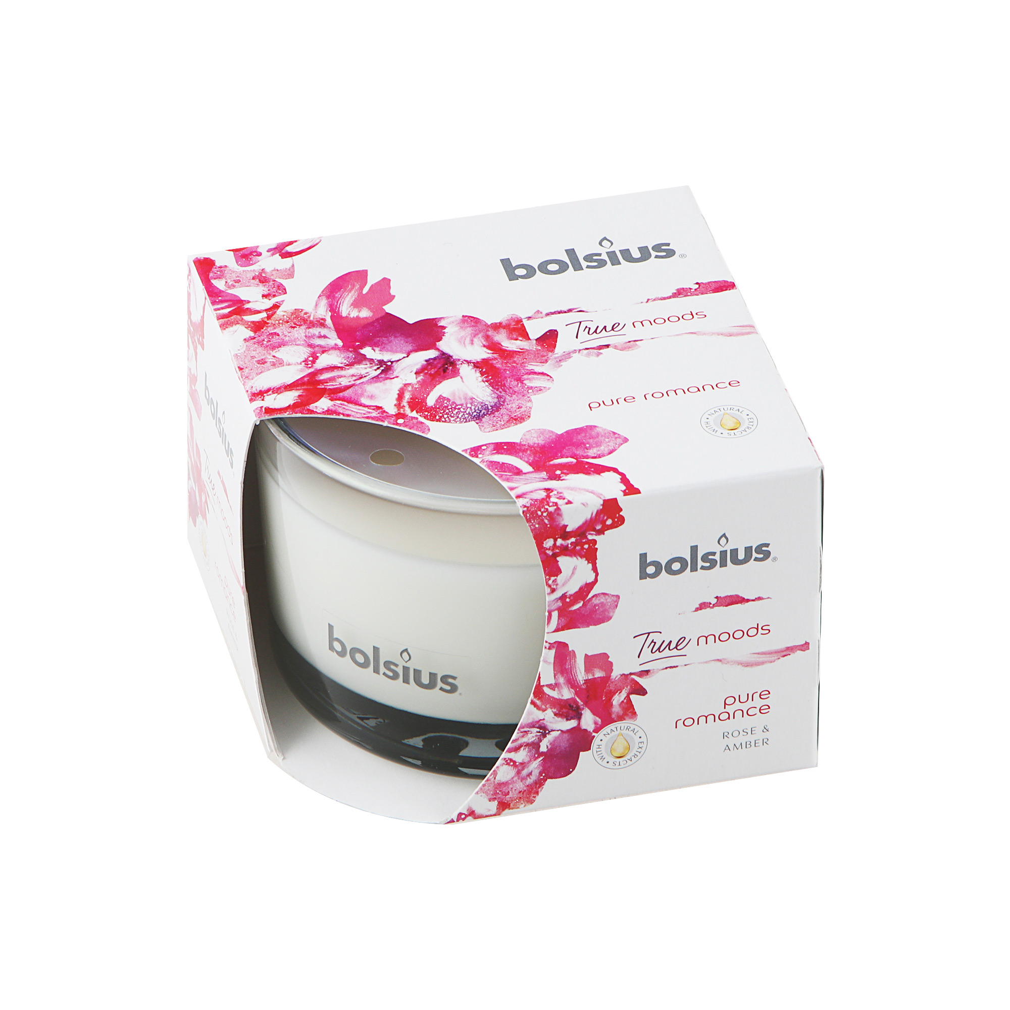 

Свеча ароматическая Bolsius Pure Romance в стакане