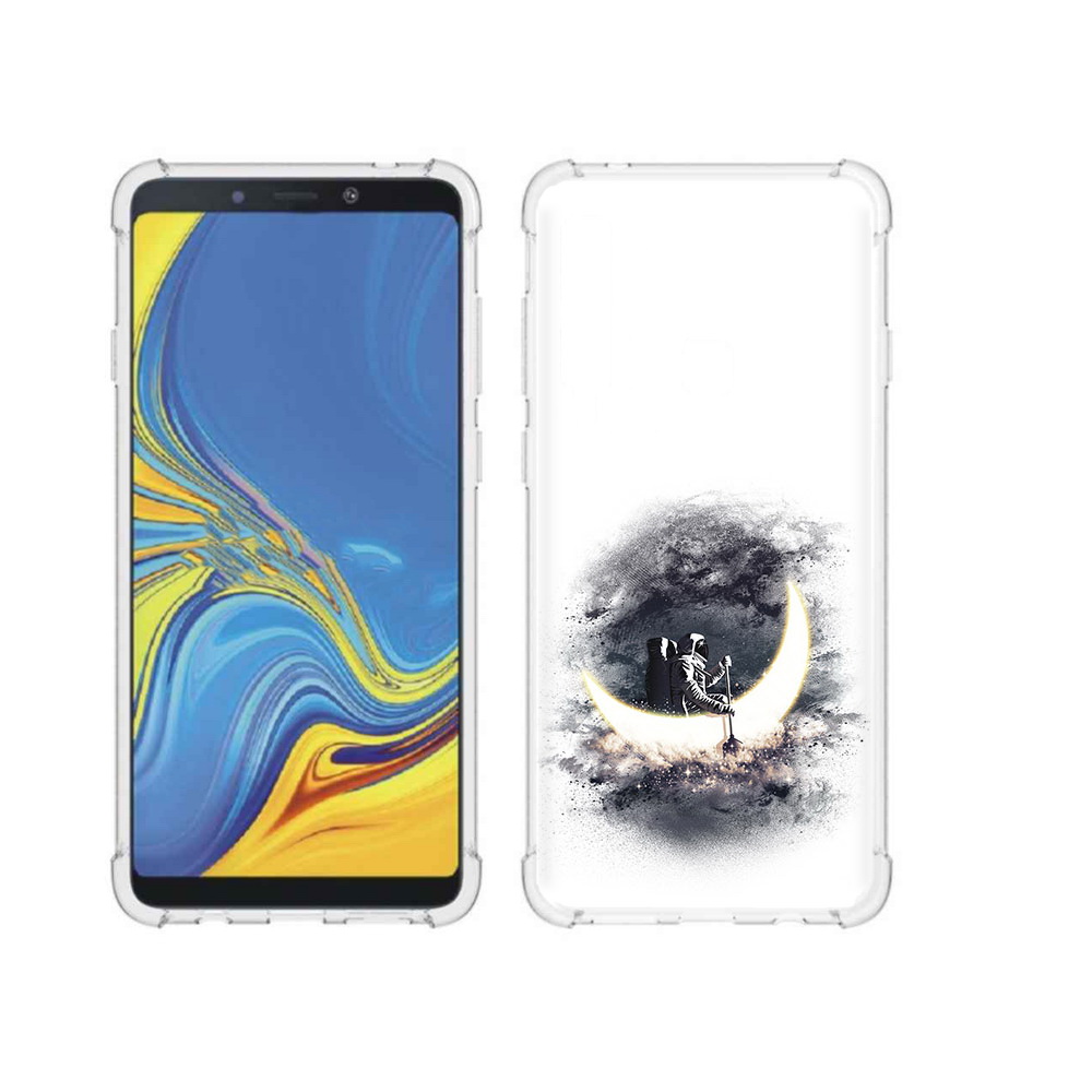 

Чехол MyPads Tocco для Samsung Galaxy A9 лунный путешественник (PT118683.560.448), Прозрачный, Tocco