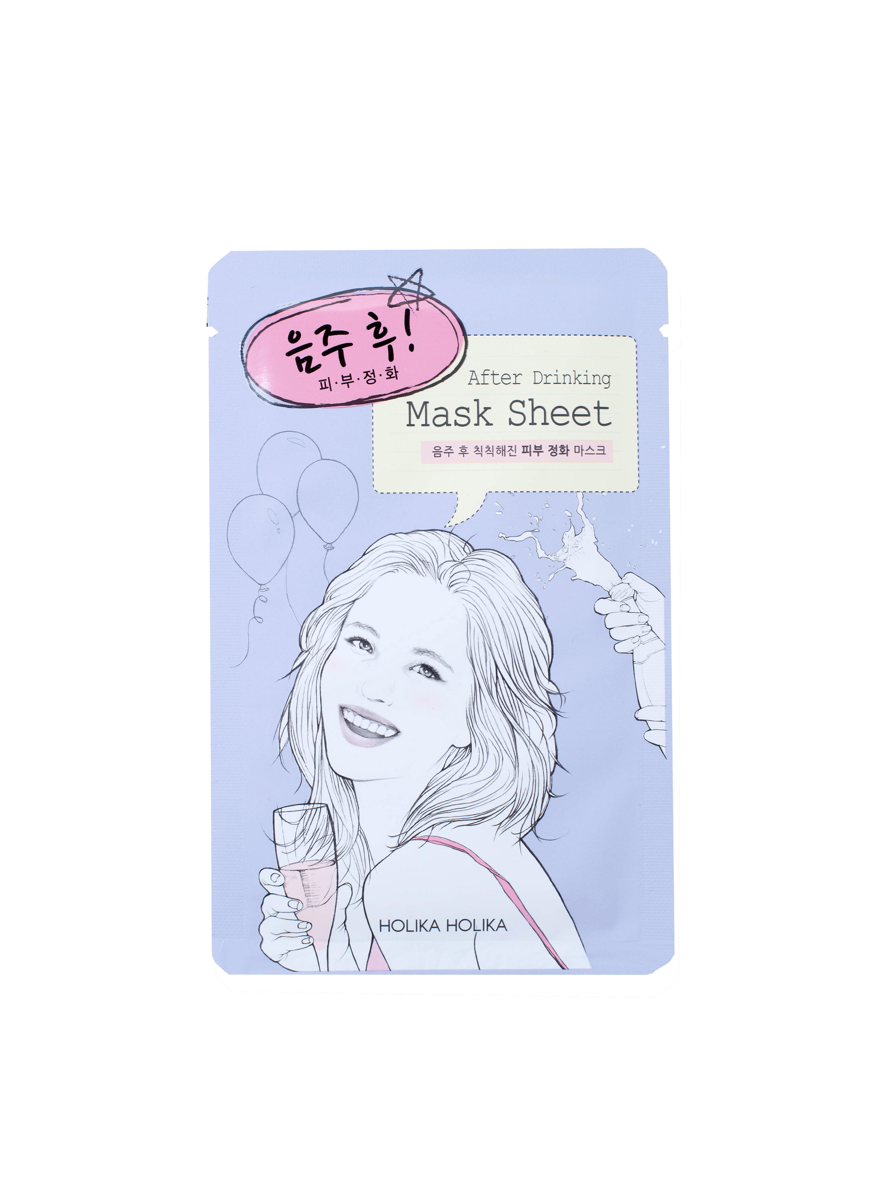 фото Маска для лица holika holika after drinking mask sheet 16 мл