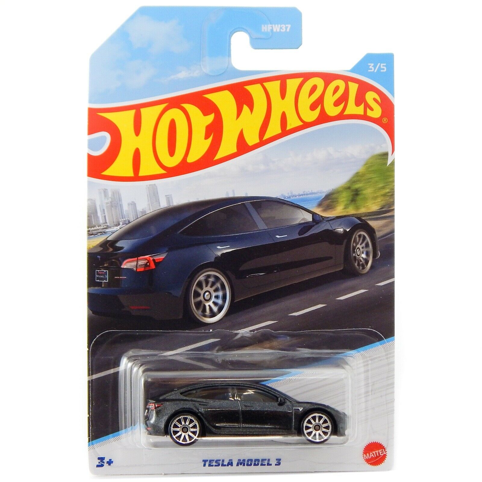 

Машинка Hot Wheels Коллекционный Люксовый седан Tesla Model 3, HFW37/HDH14