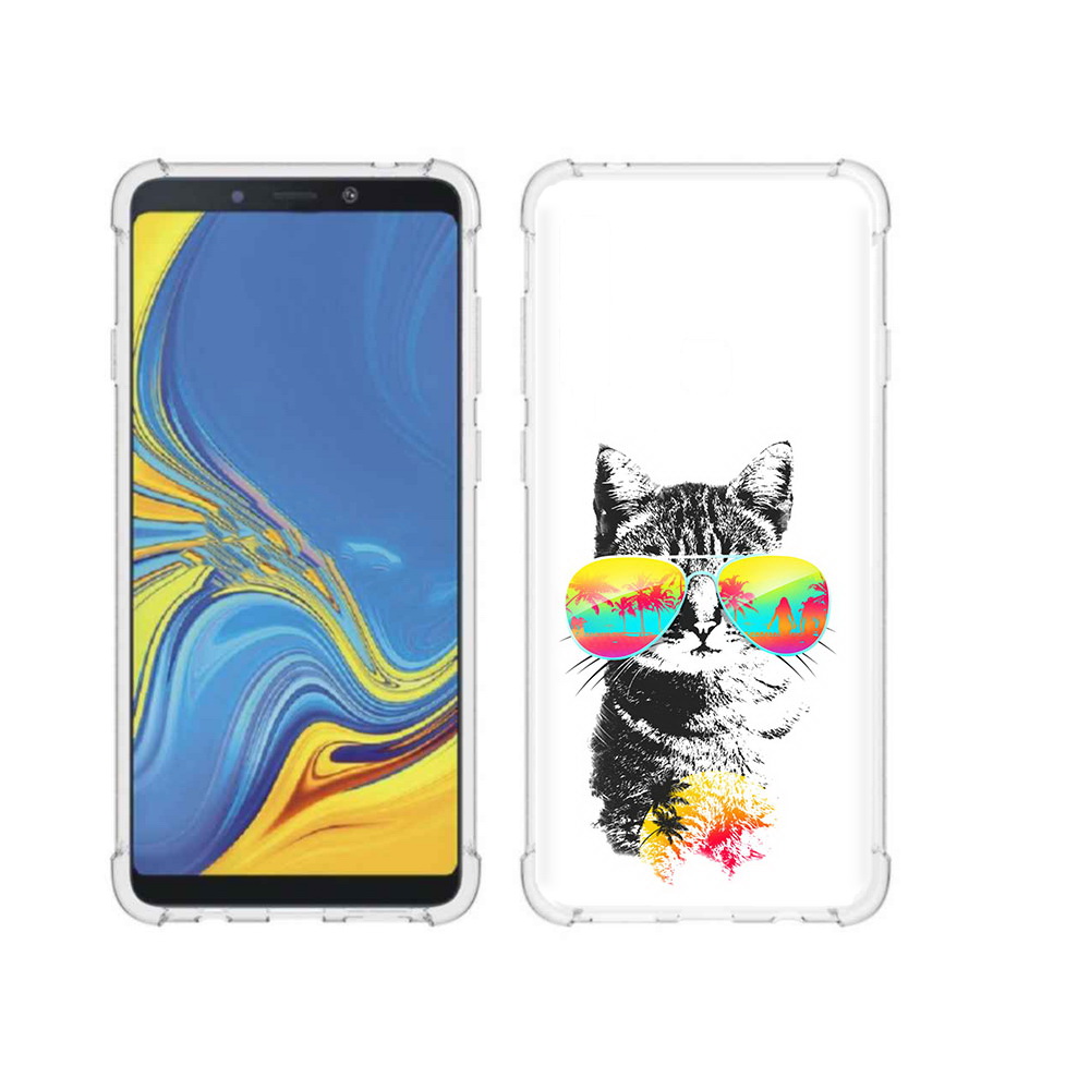 

Чехол MyPads Tocco для Samsung Galaxy A9 крутой кот (PT118683.560.425), Прозрачный, Tocco