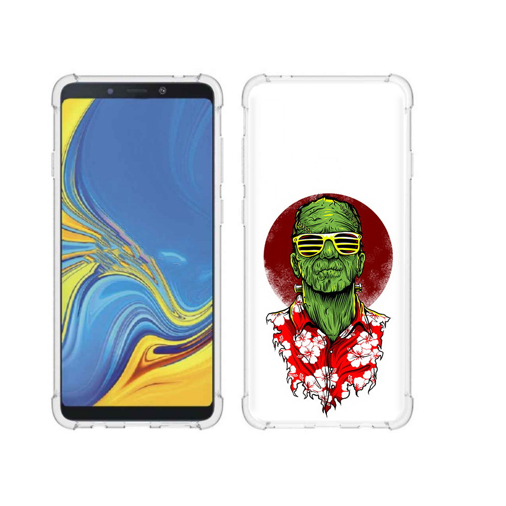 

Чехол MyPads Tocco для Samsung Galaxy A9 крутой зеленый мужчина в очках (PT118683.560.424), Прозрачный, Tocco