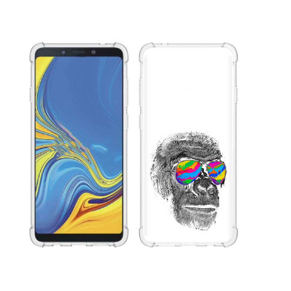

Чехол MyPads Tocco для Samsung Galaxy A9 крутая обезьяна в очках (PT118683.560.422), Прозрачный, Tocco