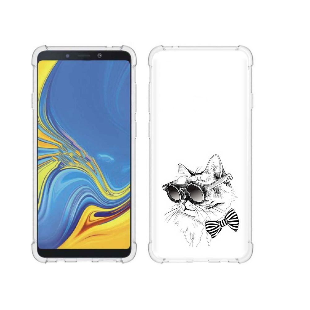 Чехол MyPads Tocco для Samsung Galaxy A9 крутая кошка в очках (PT118683.560.421)