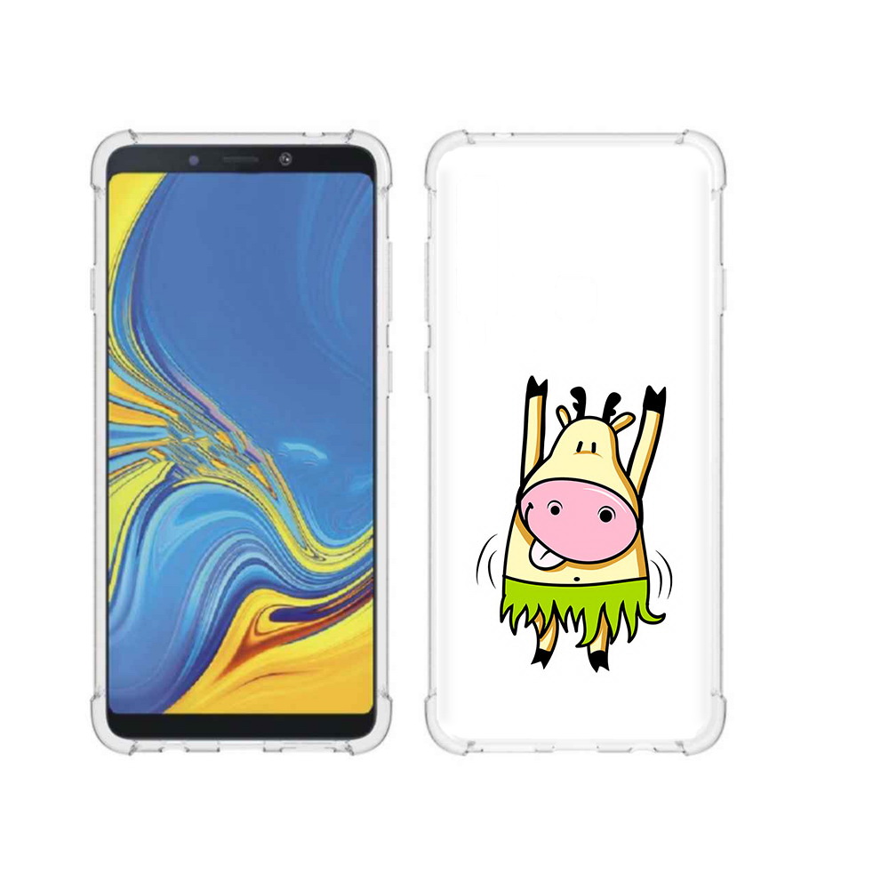 

Чехол MyPads Tocco для Samsung Galaxy A9 Веселая корова (PT118683.560.42), Прозрачный, Tocco
