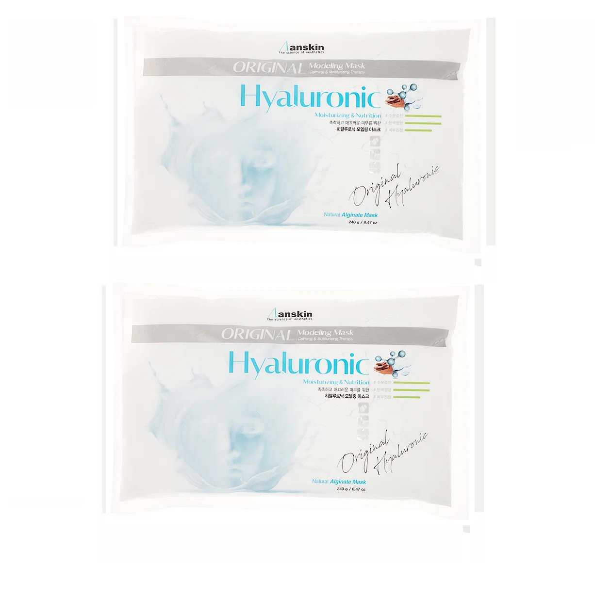 Маска для лица Anskin Hyaluronic Modeling Mask 240 г 2 шт