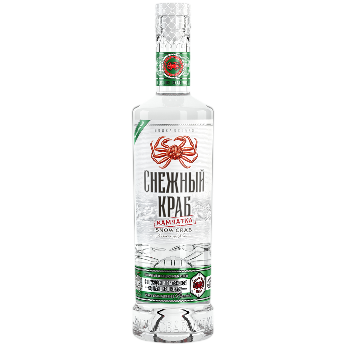 

Водка Снежный краб Деликатесный 0,5 л