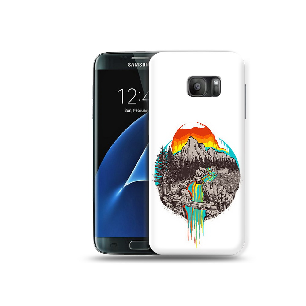 

Чехол MyPads Tocco для Samsung Galaxy S7 Радужный водопад, Прозрачный, Tocco