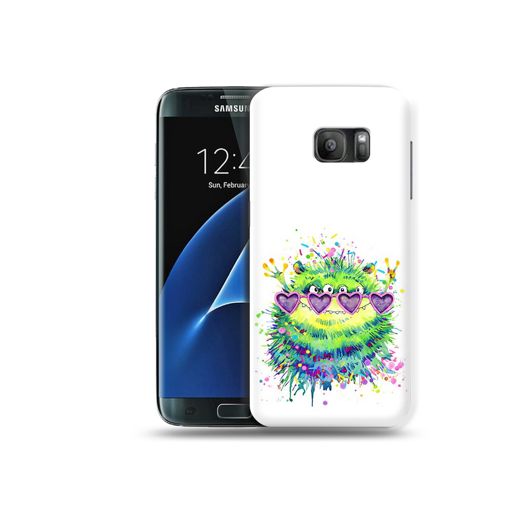 

Чехол MyPads Tocco для Samsung Galaxy S7 Пушистый персонаж, Прозрачный, Tocco