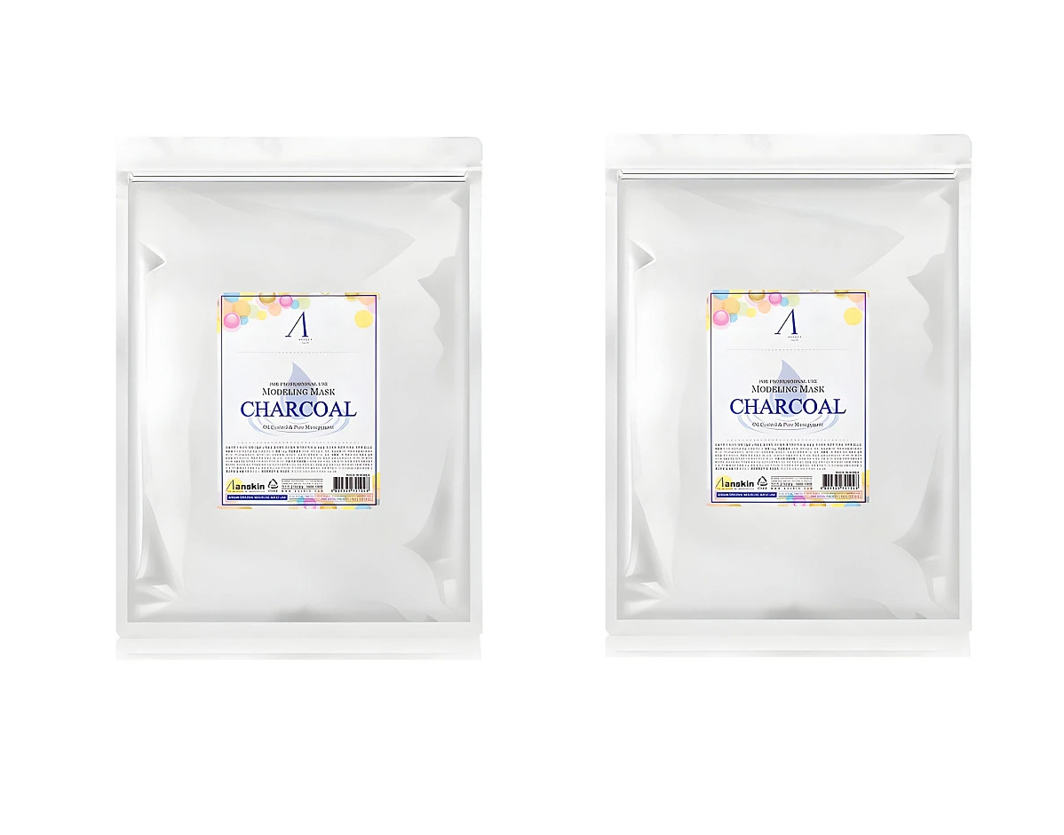 

Маска для лица Anskin Charcoal Modeling Mask 500 г 2 шт