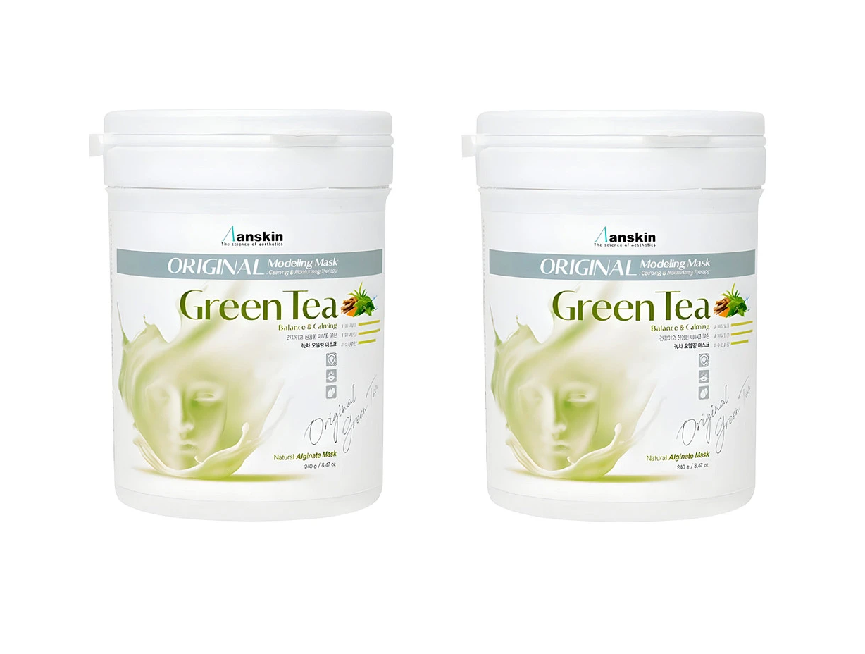 Маска для лица Anskin Green Tea Modeling Mask 240 г 2 шт