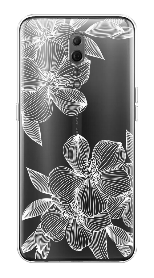 

Чехол на Oppo Reno Z "Крокус", Белый;прозрачный, 250950-1