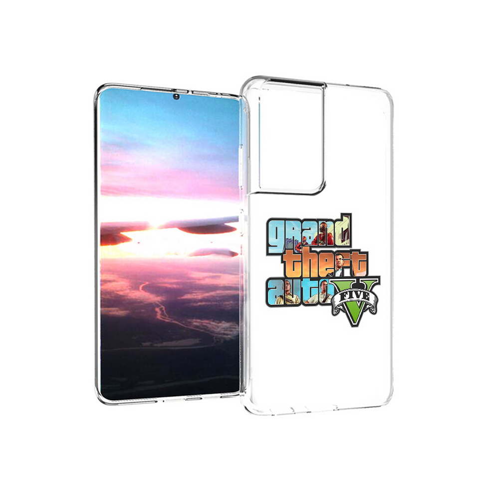 

Чехол MyPads Tocco для Samsung Galaxy S21 Ultra ГТА (PT157307.497.52), Прозрачный, Tocco