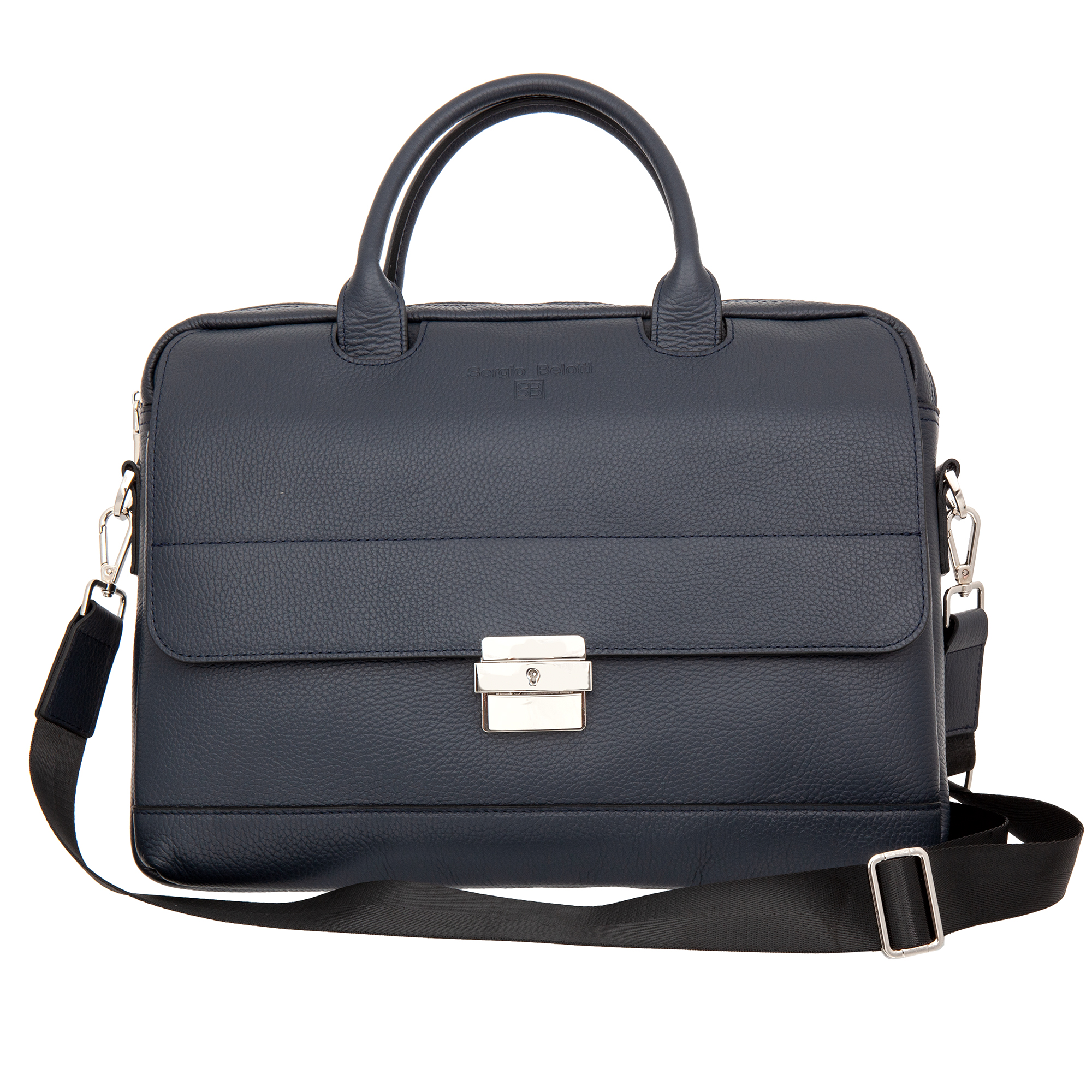 

Портфель мужской Sergio Belotti 7053 napoli blue, Синий, 7053