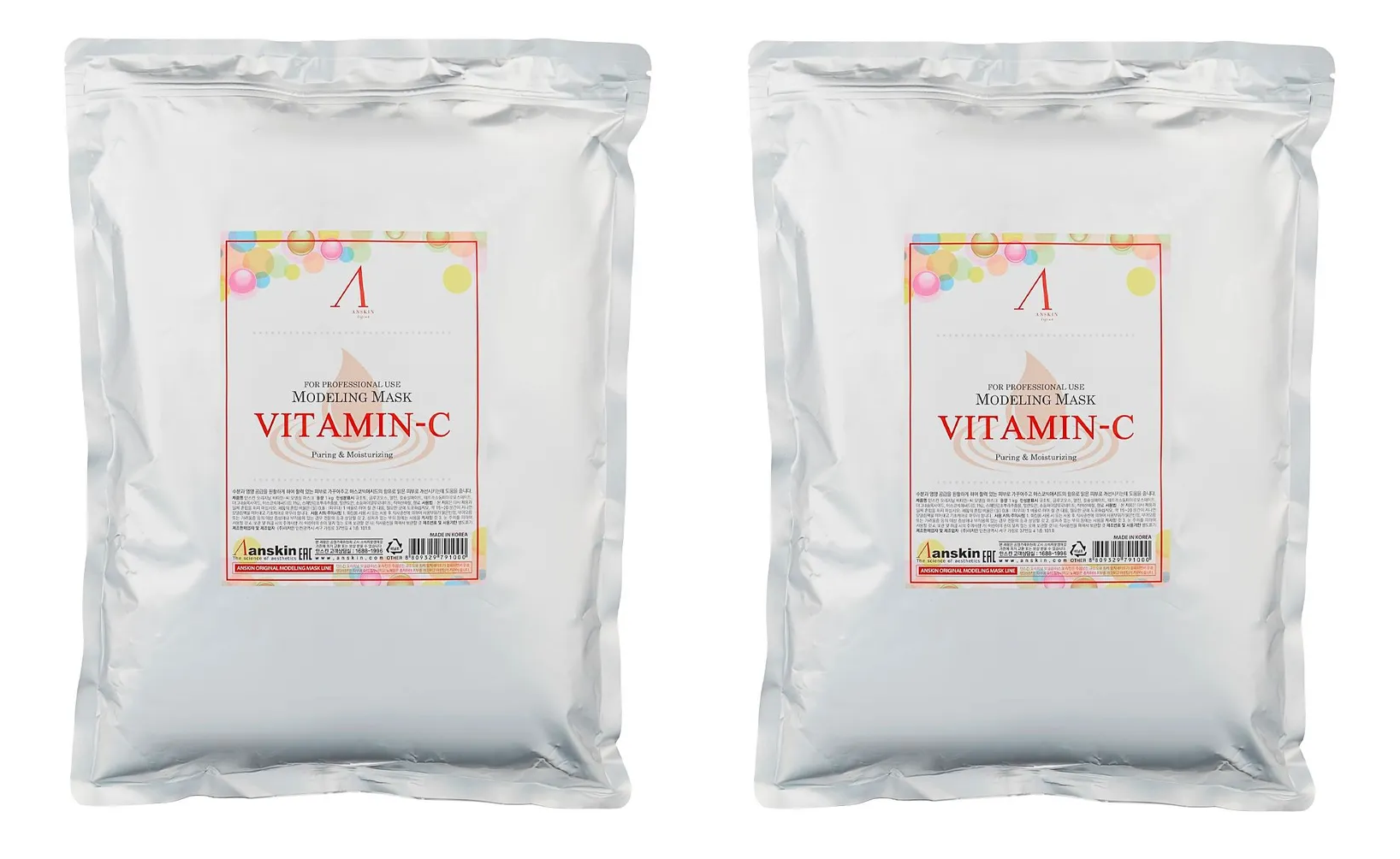 

Маска для лица Anskin Vitamin-C Modeling Mask 1 кг 2 шт