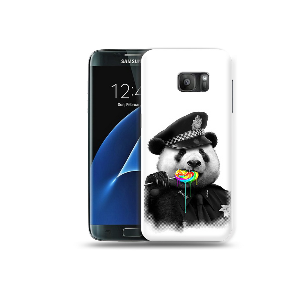 

Чехол MyPads Tocco для Samsung Galaxy S7 Панда полиция, Прозрачный, Tocco