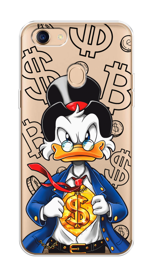 

Чехол на Oppo F5 "Scrooge Goldman", Черный;белый;синий, 250250-1