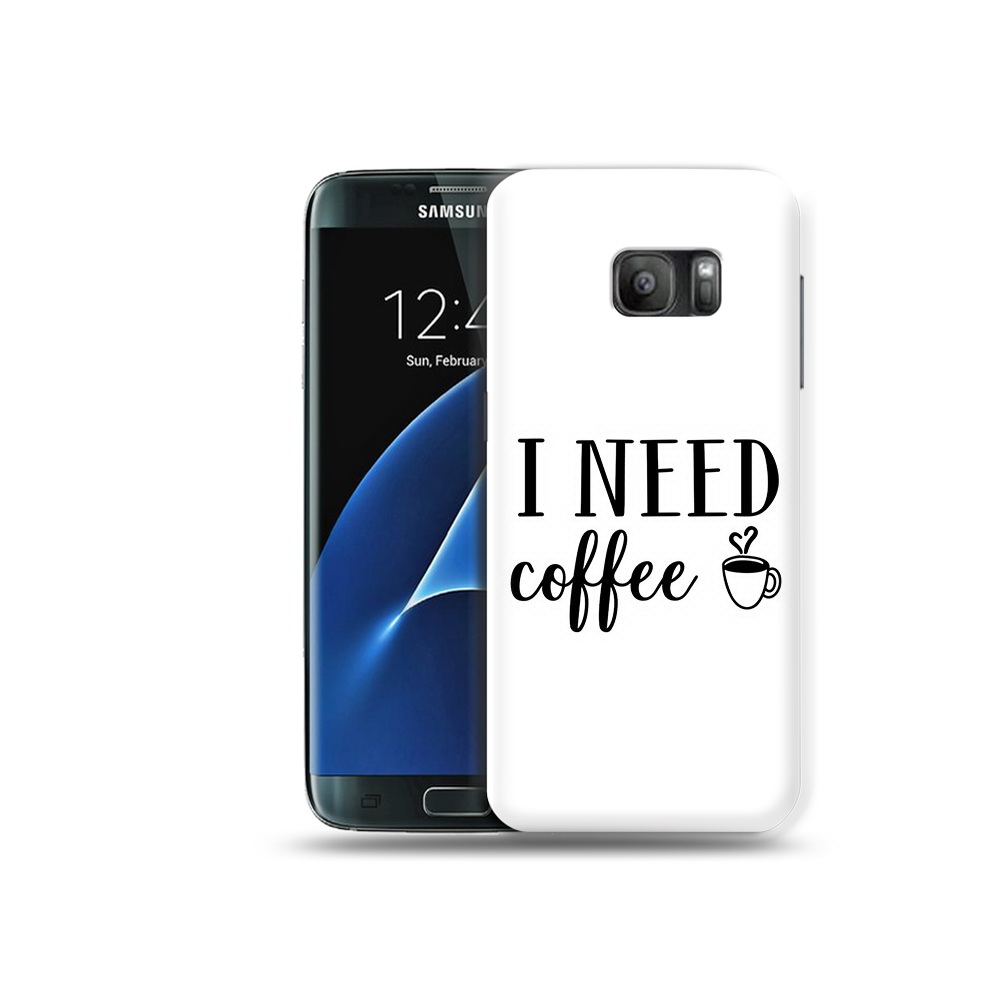 

Чехол MyPads Tocco для Samsung Galaxy S7 Мне нужен кофе, Прозрачный, Tocco