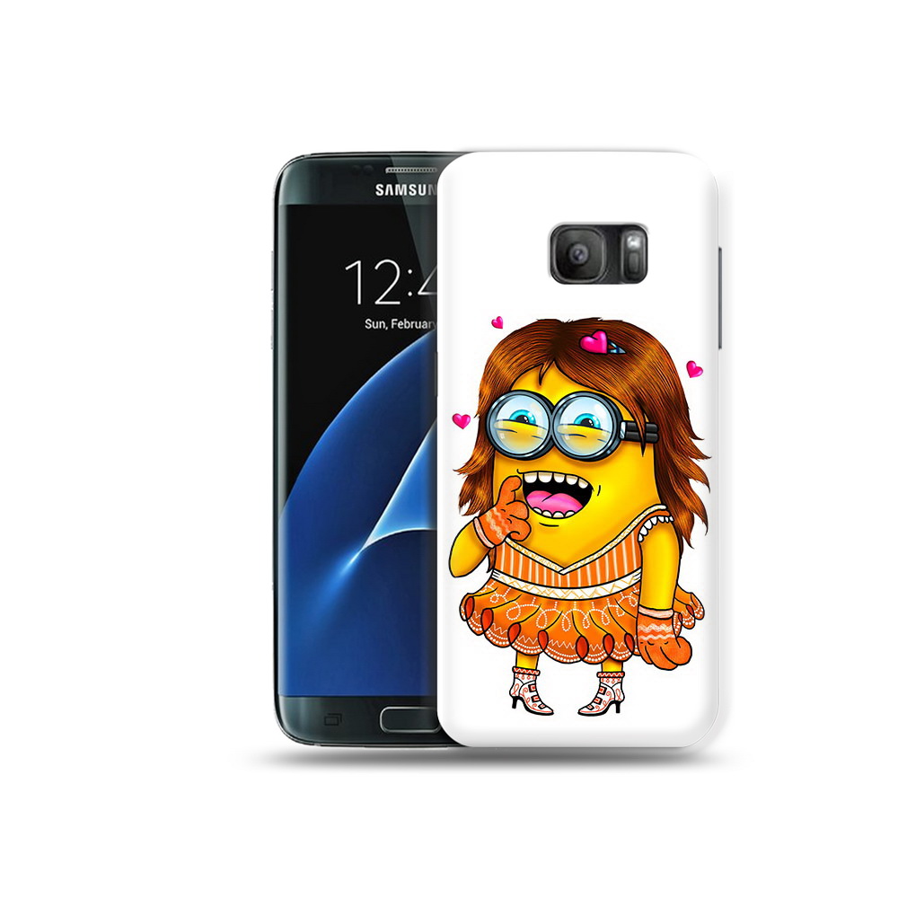 

Чехол MyPads Tocco для Samsung Galaxy S7 Миньон девочка, Прозрачный, Tocco