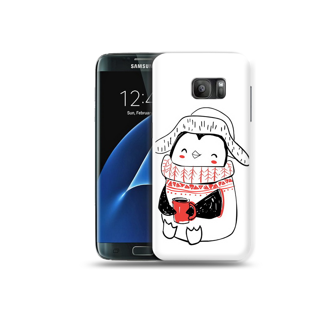 

Чехол MyPads Tocco для Samsung Galaxy S7 Милый пингвин, Прозрачный, Tocco