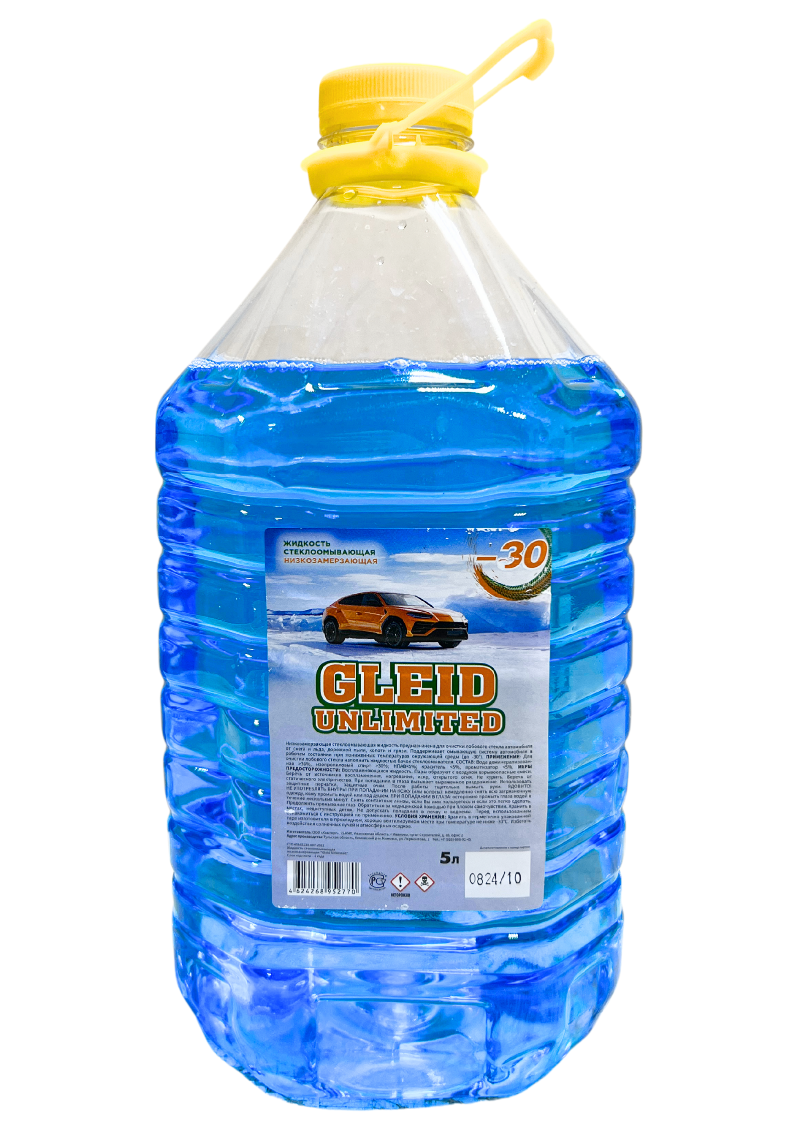 

Жидкость стеклоомывателя незамерзающая GLEID -30C, 1 шт, Голубой