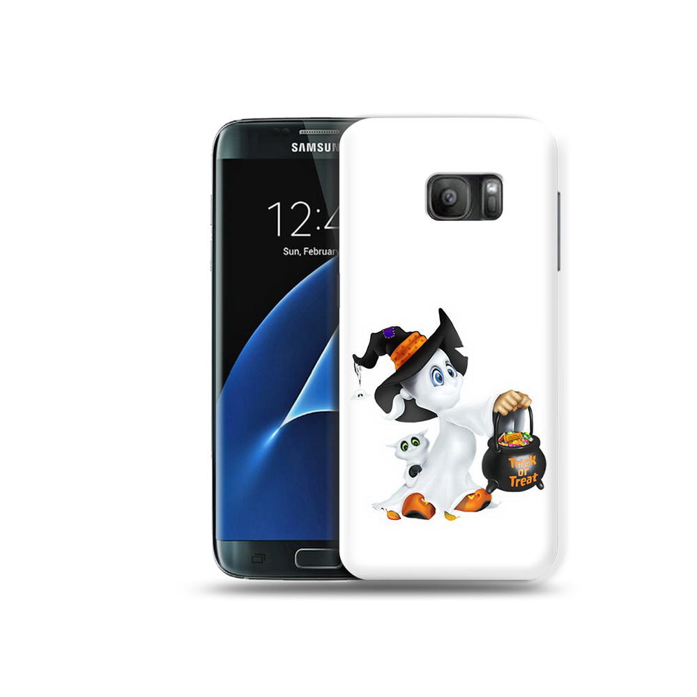 

Чехол MyPads Tocco для Samsung Galaxy S7 Маленький призрак, Прозрачный, Tocco