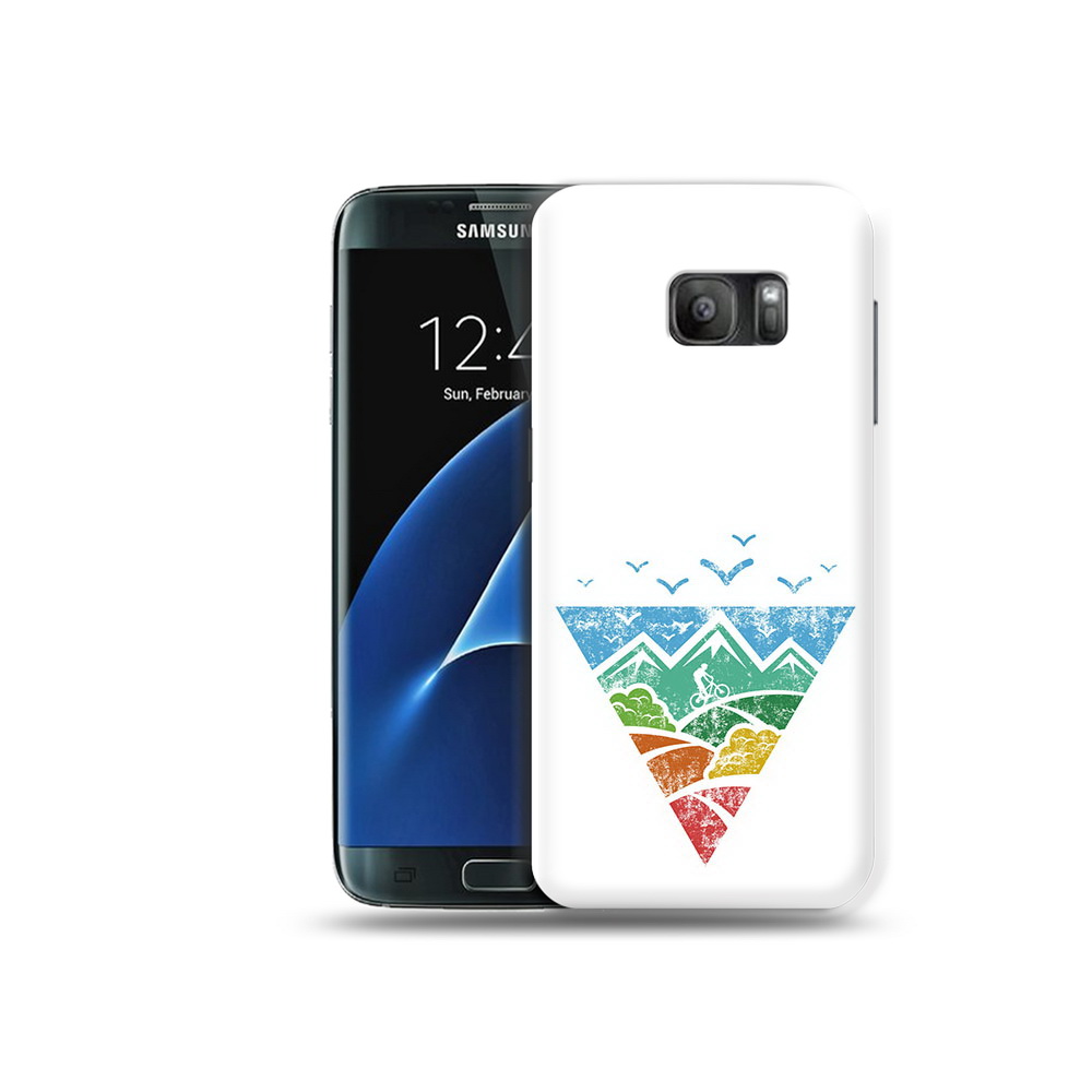 Чехол MyPads Tocco для Samsung Galaxy S7 Лес земля море чайки