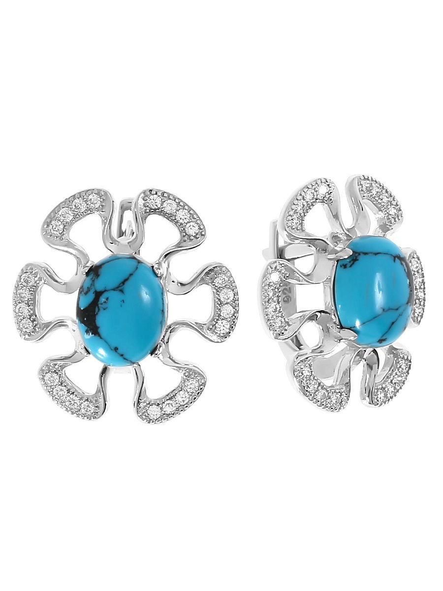 

Серьги из серебра с бирюзой Balex Jewellery 2433920055, 2433920055