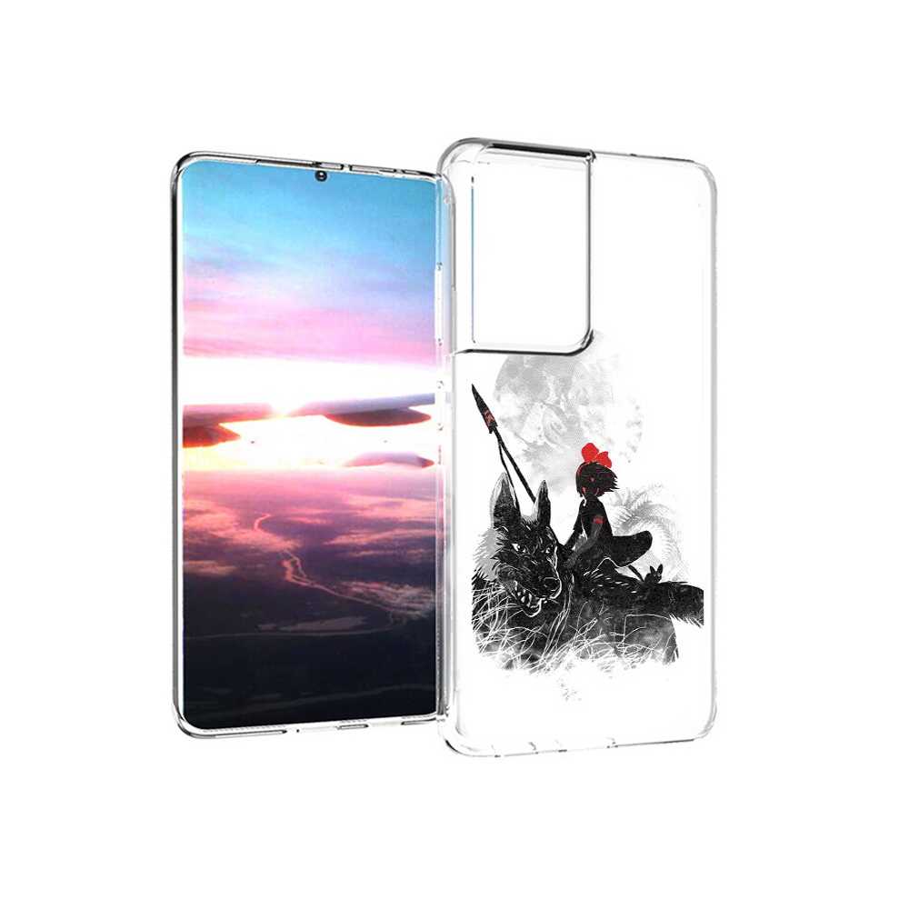 Чехол MyPads Tocco для Samsung Galaxy S21 Ultra мононоке (PT157307.497.481)
