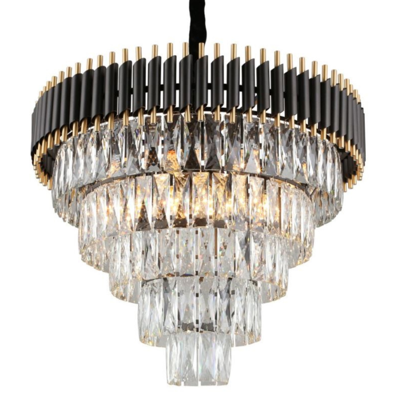 фото Empire black chandelier crystal d 66 imperiumloft