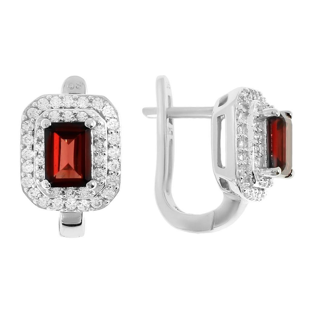 

Серьги из серебра с гранатом Balex Jewellery 2454930063, 2454930063