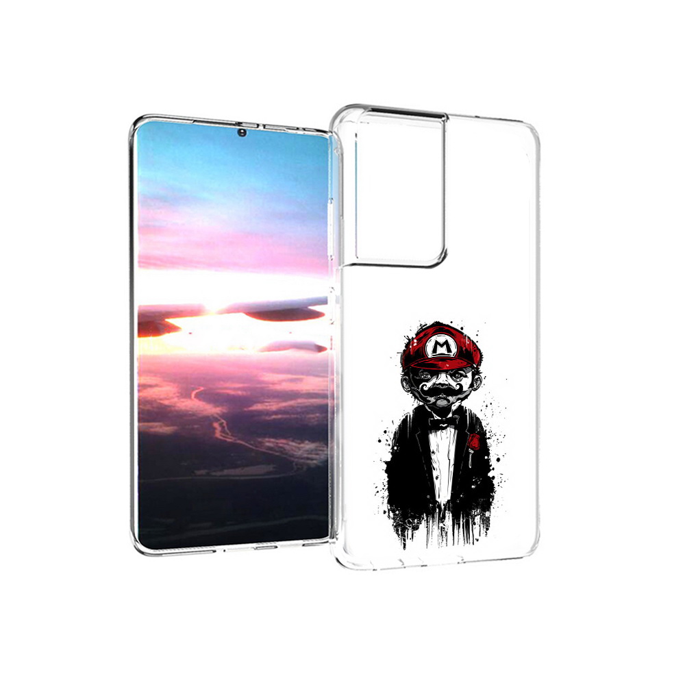 

Чехол MyPads Tocco для Samsung Galaxy S21 Ultra марио (PT157307.497.458), Прозрачный, Tocco