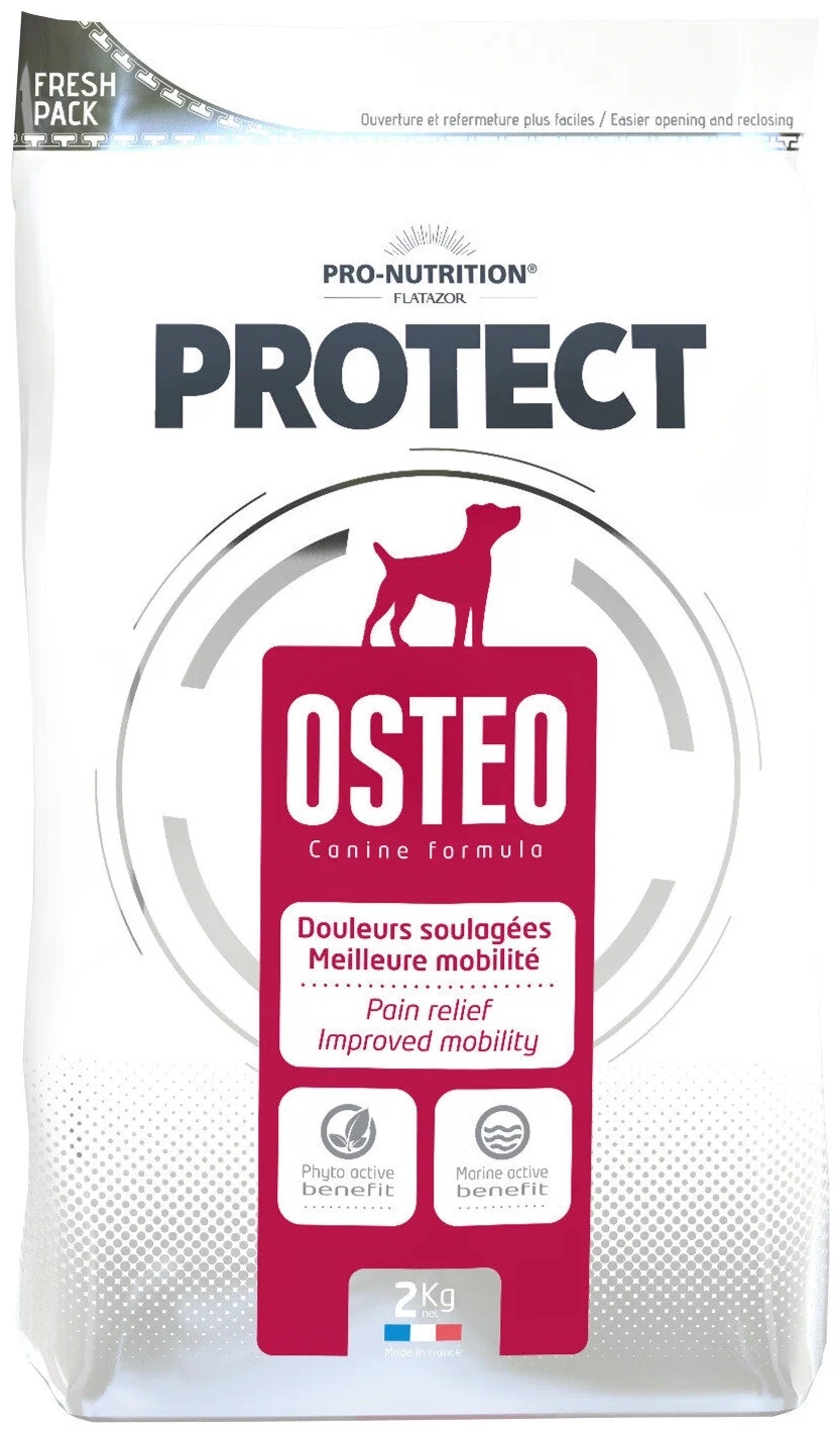 Сухой корм для собак Flatazor Protect Osteo, птица, злаки, 2кг