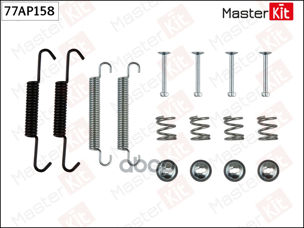 

Комплект Установочный Тормозных Колодок Hyundai Ix35/ Kia Sportage 10- MasterKit 77AP158