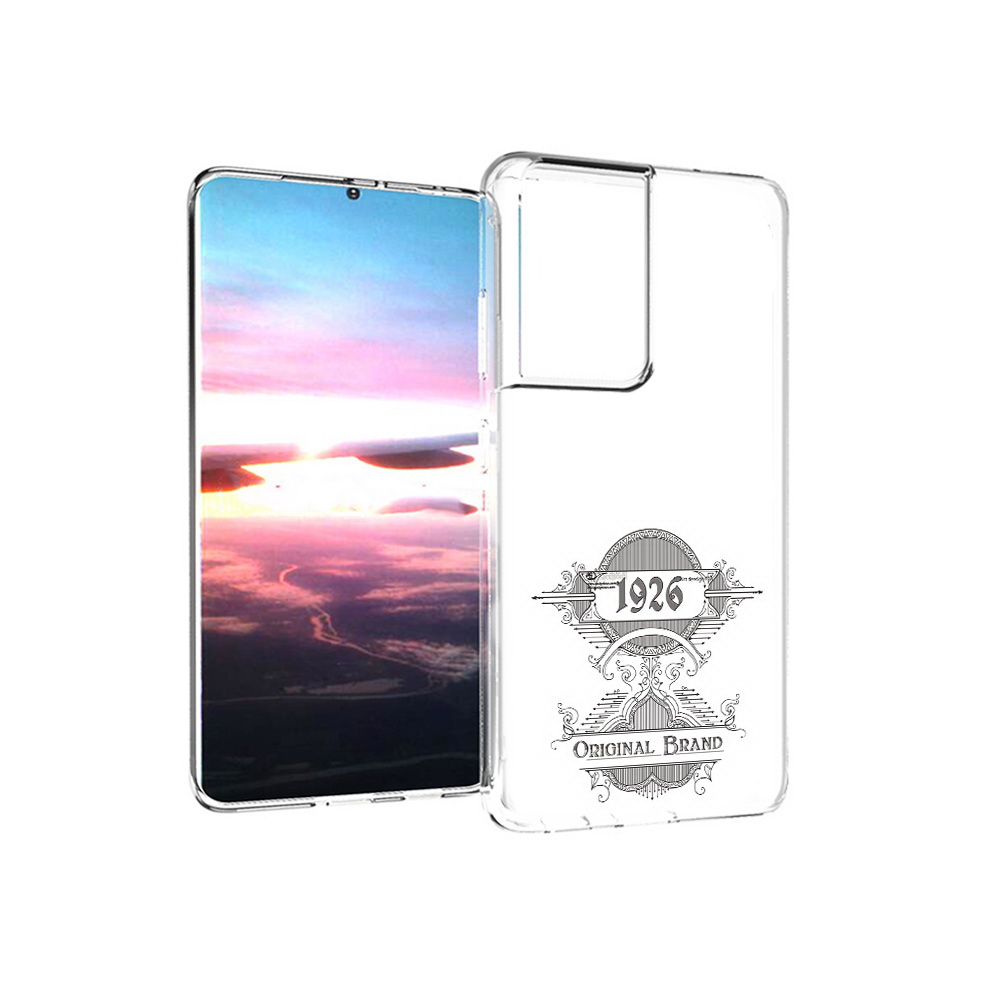 

Чехол MyPads Tocco для Samsung Galaxy S21 Ultra логотип черно белый (PT157307.497.446), Прозрачный, Tocco