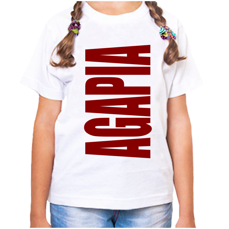 

Футболка девочке белая 26 р-р агапия, Белый, fdd_agapia