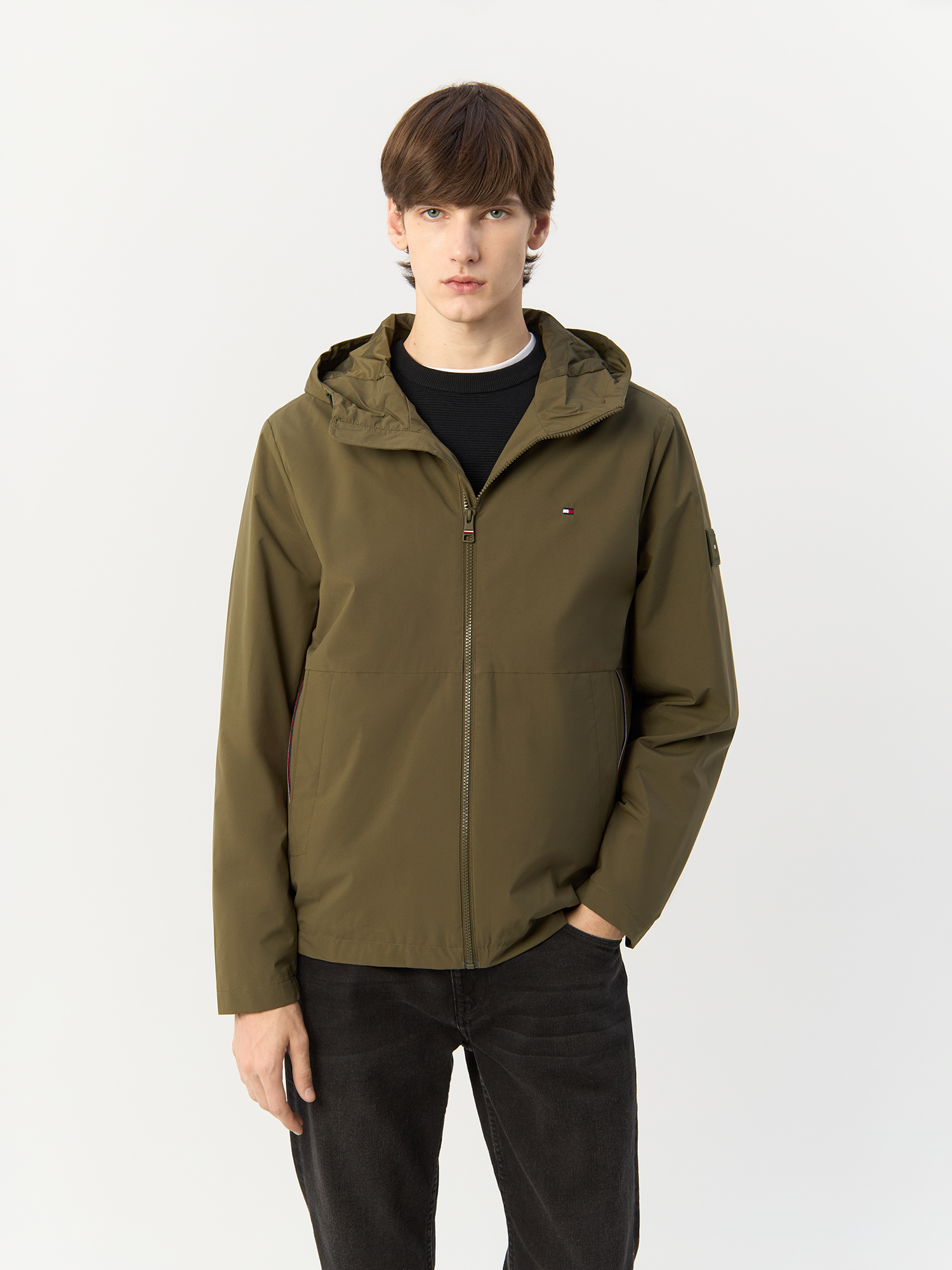 

Куртка мужская Tommy Hilfiger MW0MW37116 хаки M, MW0MW37116