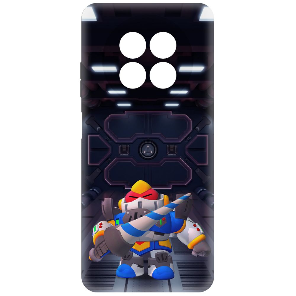 

Чехол-накладка Krutoff Soft Case Brawl Stars - Паладин Вольт-Меха для Realme 13 5G черный
